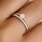 Gold Diamond Rings
