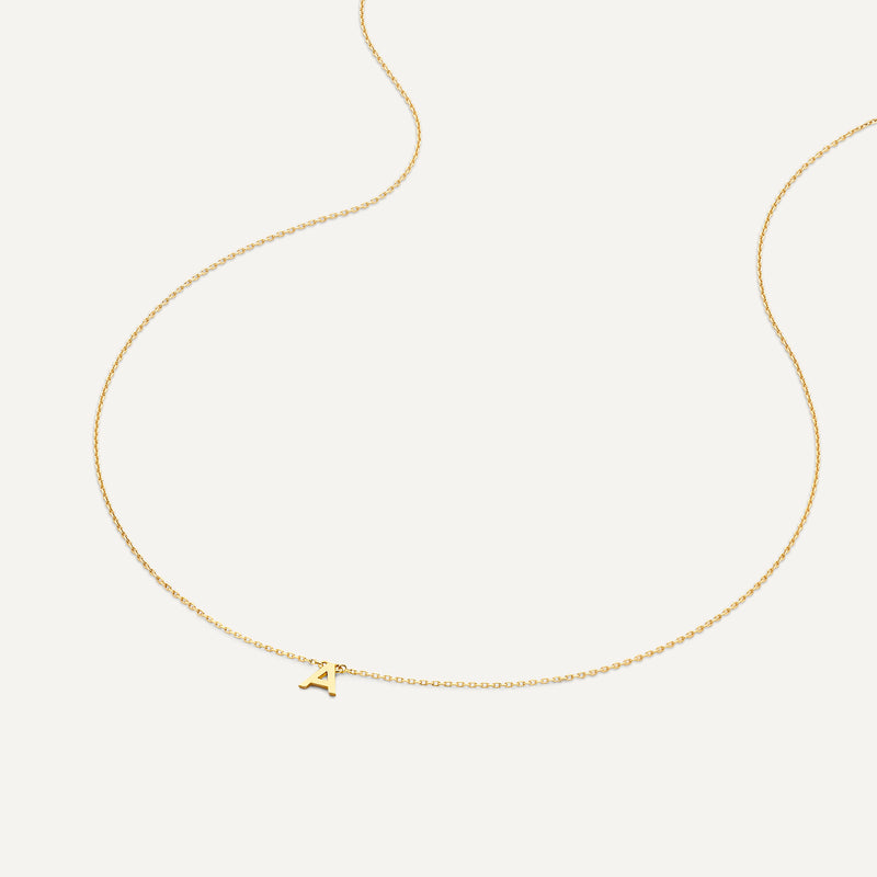 Essential Initial Letter Necklace