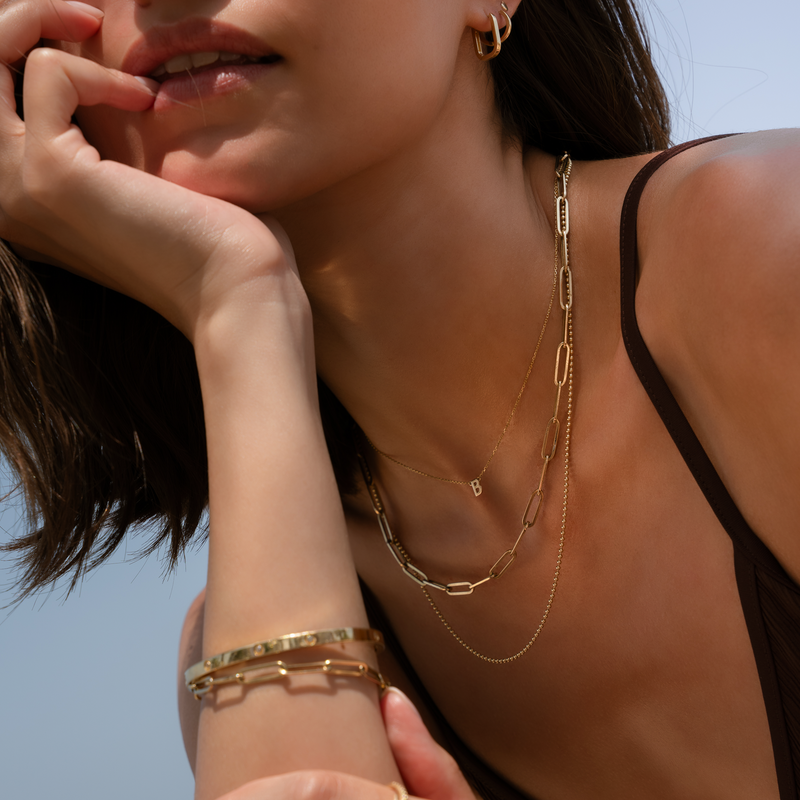 Essential Initial Letter Necklace