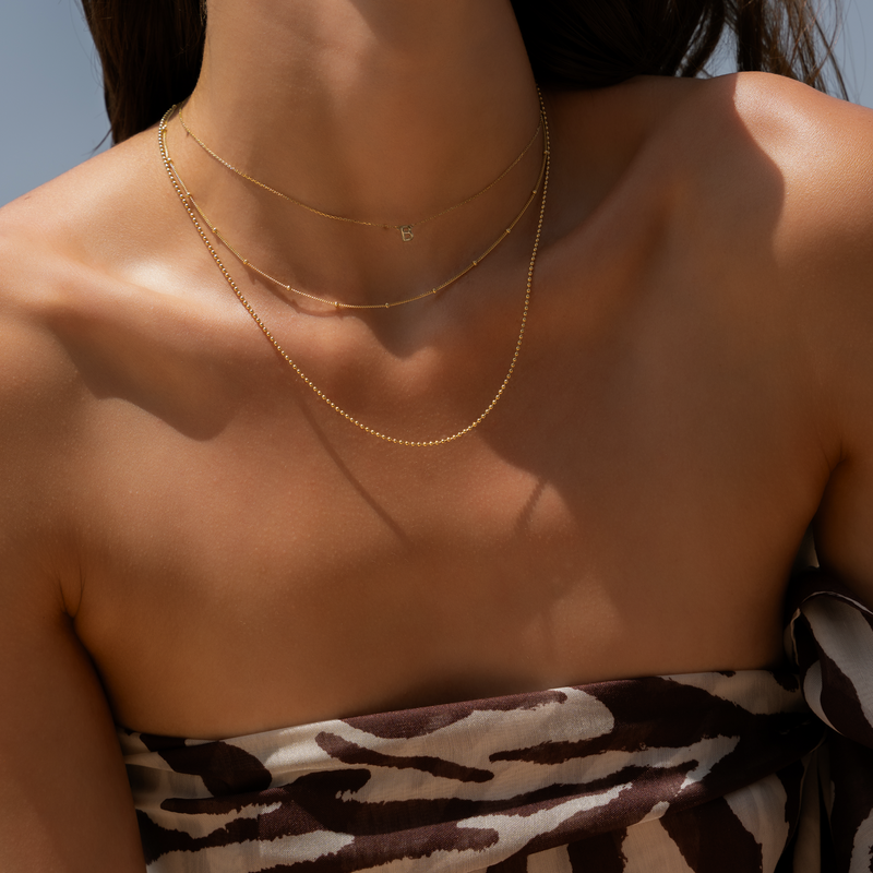 Essential Initial Letter Necklace