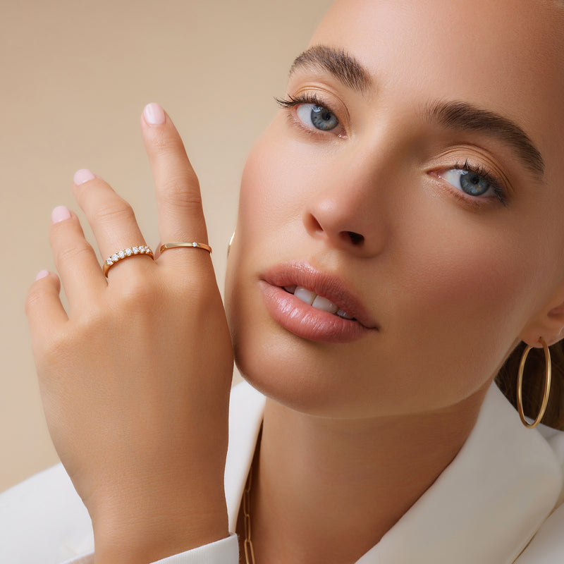 Bague Tension Zircon