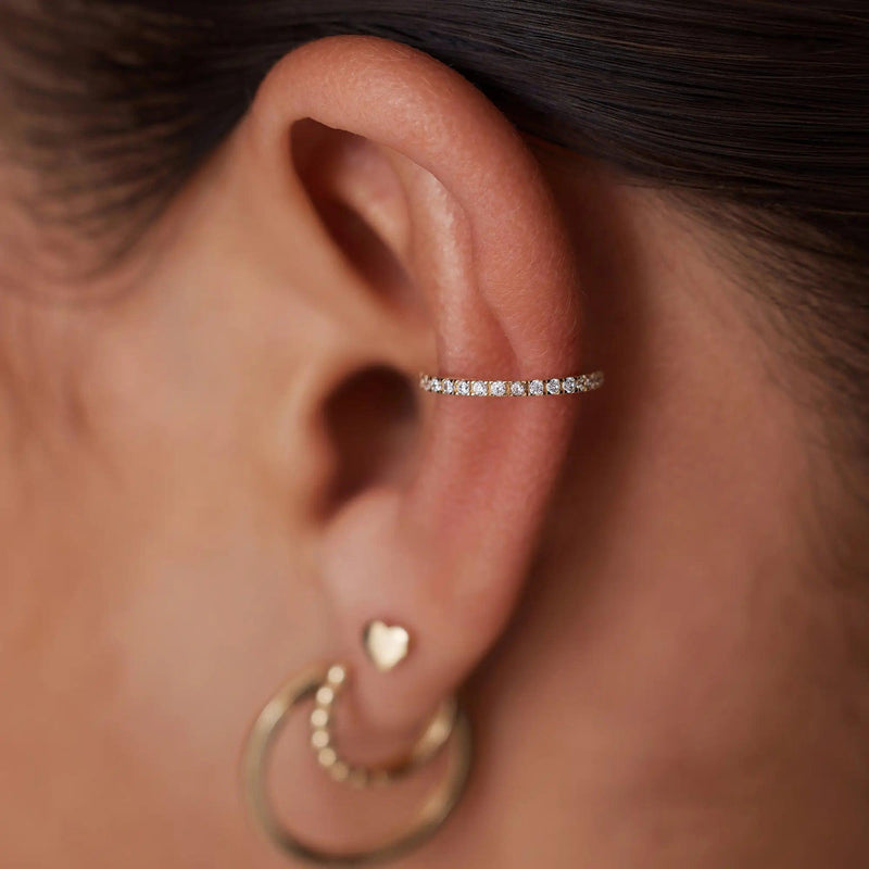 Manchette d'Oreille Eternity Zircon