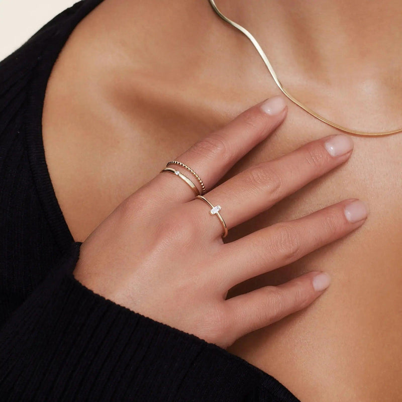 Bague Tension Zircon