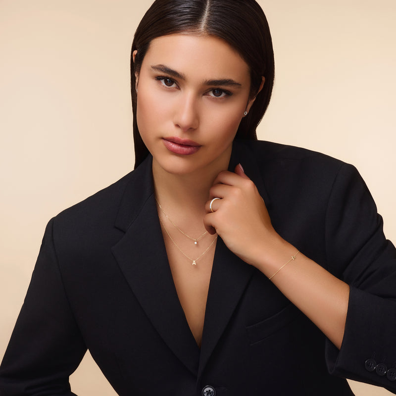 Essential Initial Letter Necklace