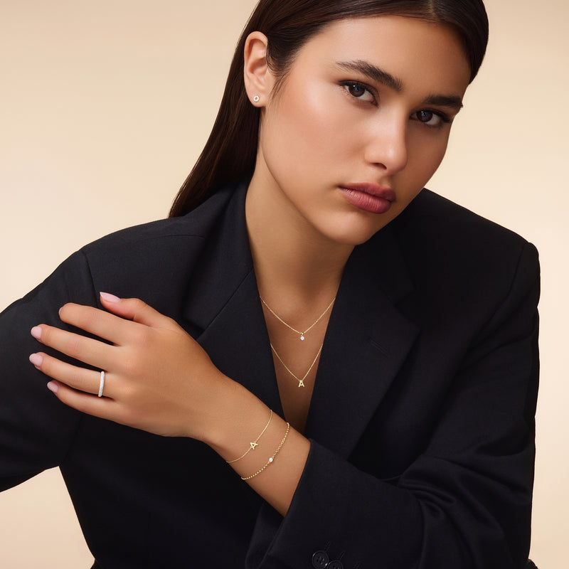 Essential Initial Letter Necklace