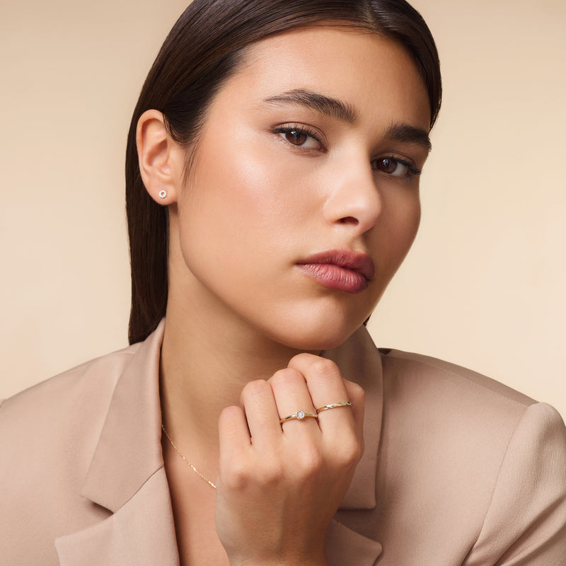 Illusion Set Diamant Ring (0.03 ct)