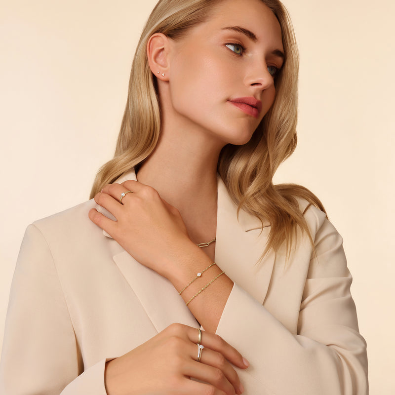 Diamant Halo Armband (0.05 ct)