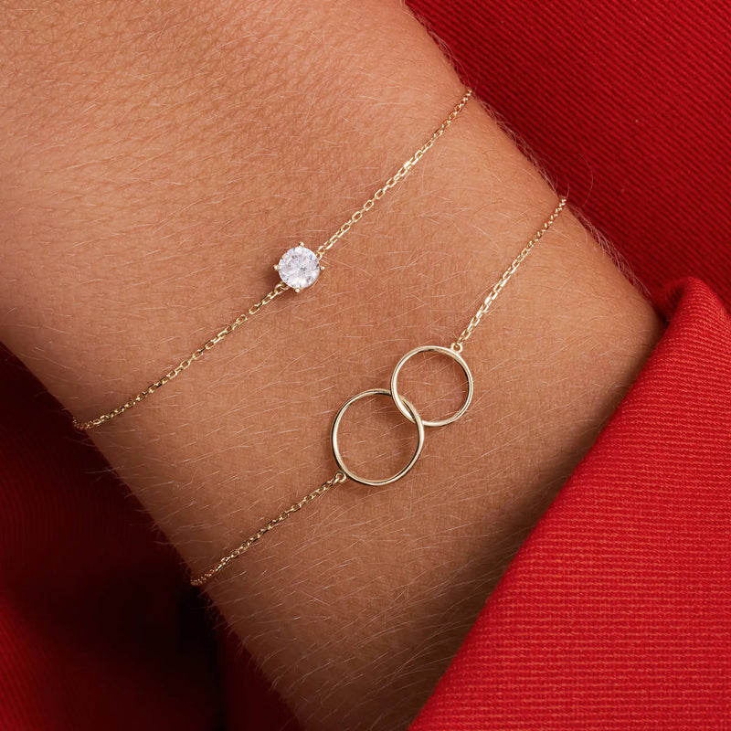 Infinity Zirkonia Armbänder Set