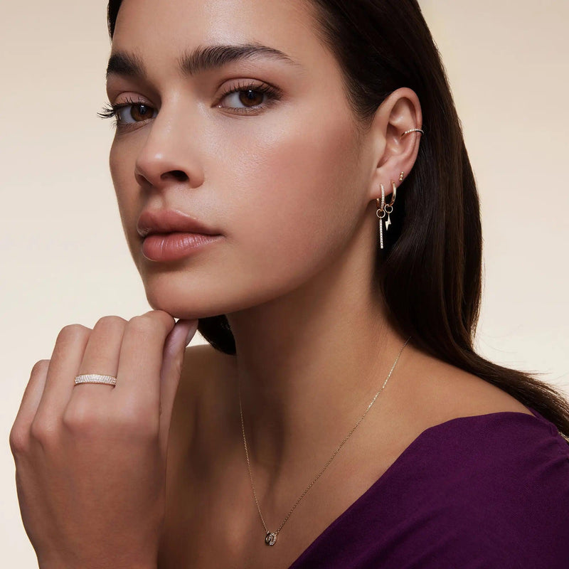 Manchette d'Oreille Eternity Zircon