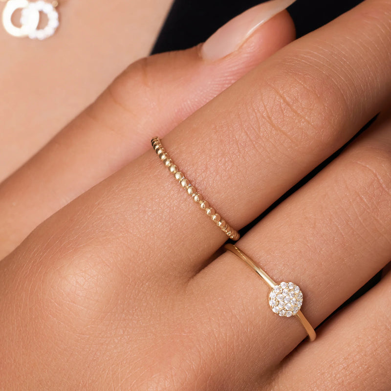 1 mm Bolletjes Ringen Set