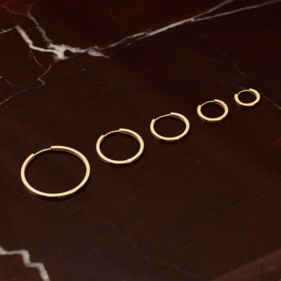 Hoop Ohrringe - EINE RUNDE </br> SACHE