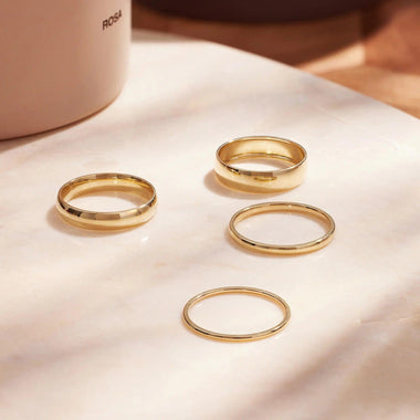 14 Karat Gold 2 mm Curve Band Ring - 8