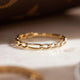 Figaro Chain Stacker Ring