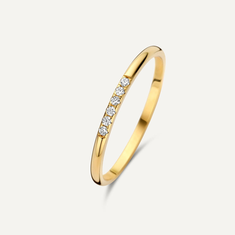 Cubic Zirconia Line Ring