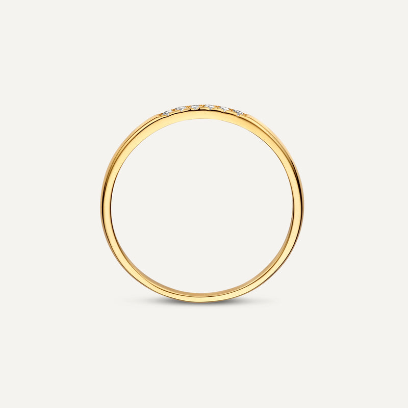 Halo Line Zirconia Rings Set