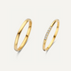 2 mm Zirkonia Line Ringe Set