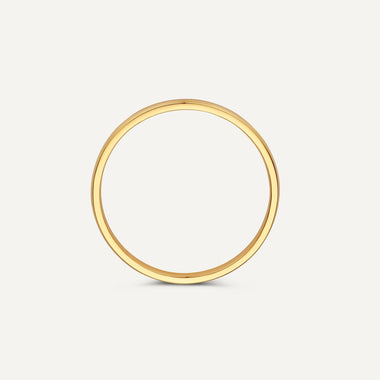 14 Karat Gold 2 mm Curve Band Ring - 5