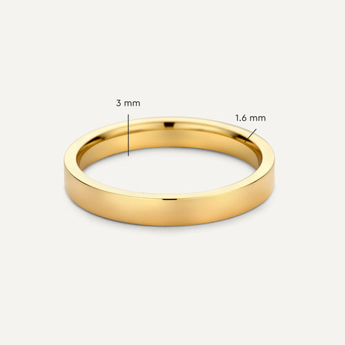 14 Karat Gold Bold Stacker Ring
