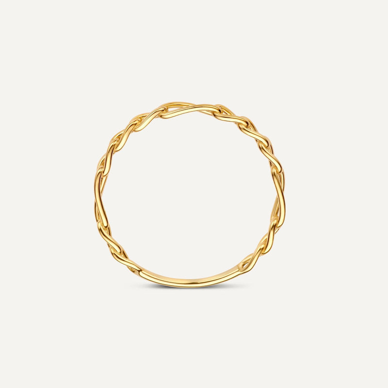 Figaro Chain Stacker Ring