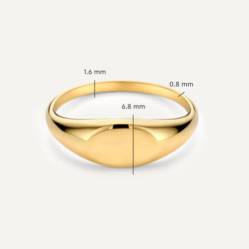 14 Karat Gold Signet Ring