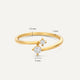 Cubic Zirconia Duo Ring