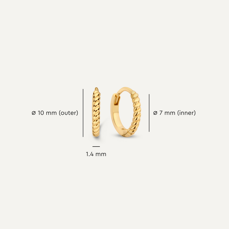 Twisted Essentials Huggie Hoops Stacking Set