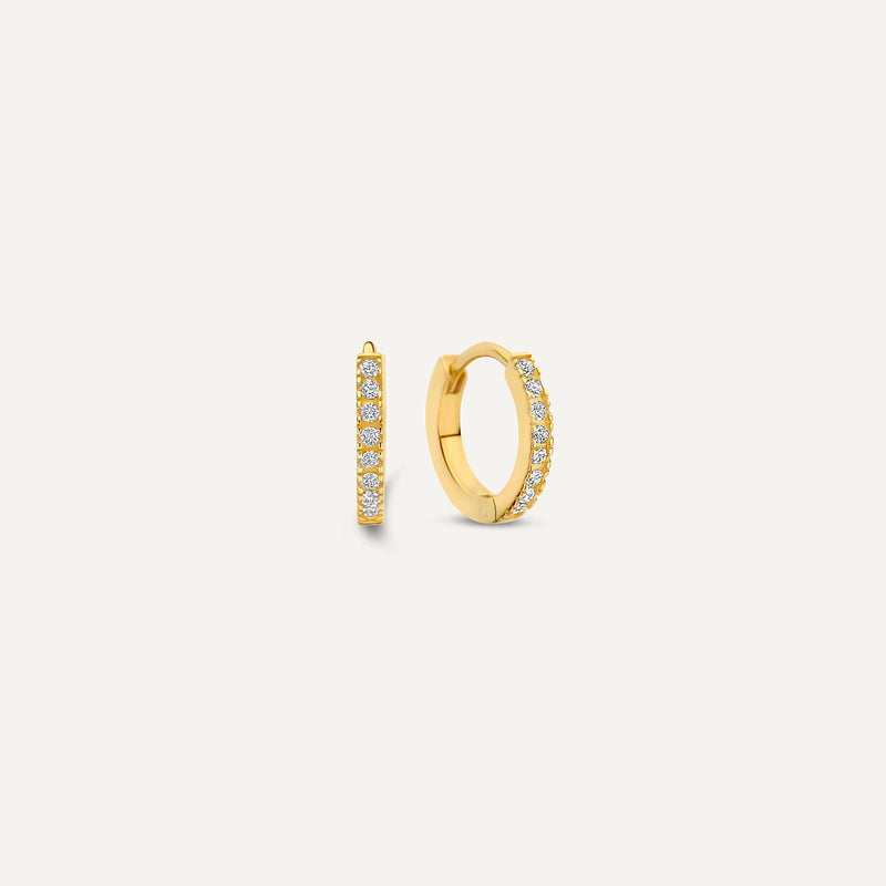 Essential Pavé Zirconia Hoops Layering set
