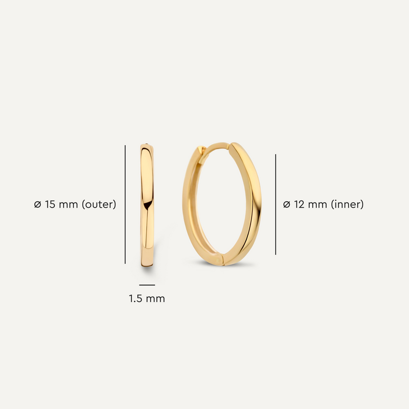 Essential Kleine Hoops (15mm)