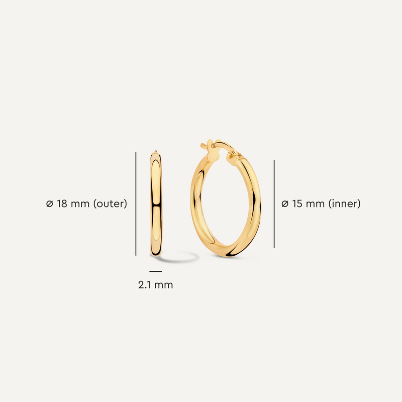 Tube Kleine Hoops (18mm)