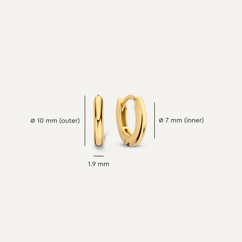 Pavé Zirkonia Ovale Hoops Layering Set