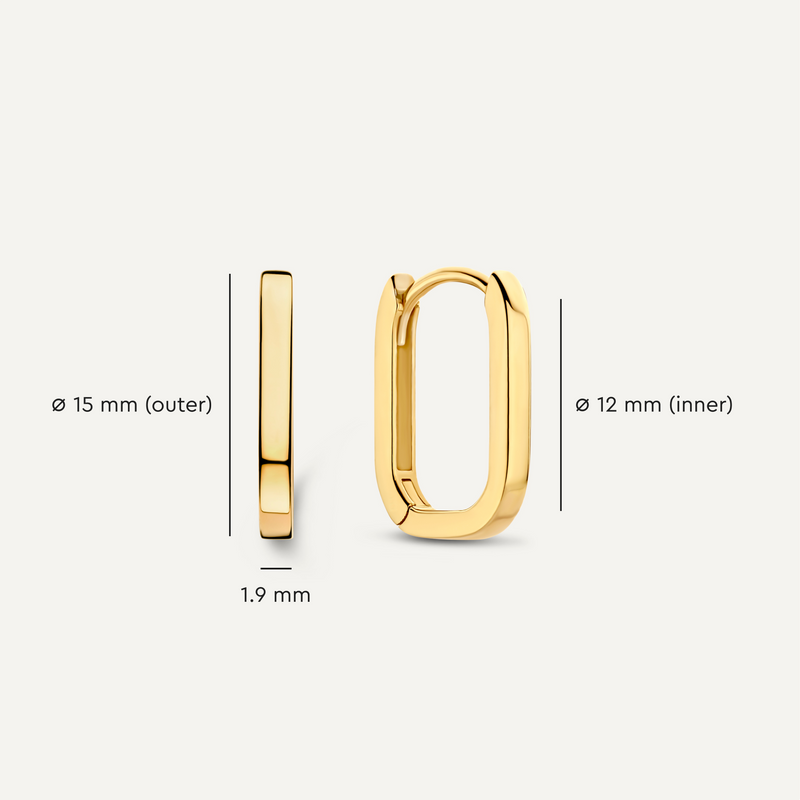 Essential Zirconia U Hoops Layering Set