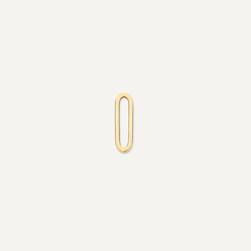 Solo Paperclip Ohrring-Einhänger