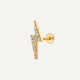 Diamond Lightning Bolt Piercing (0.05 ct)