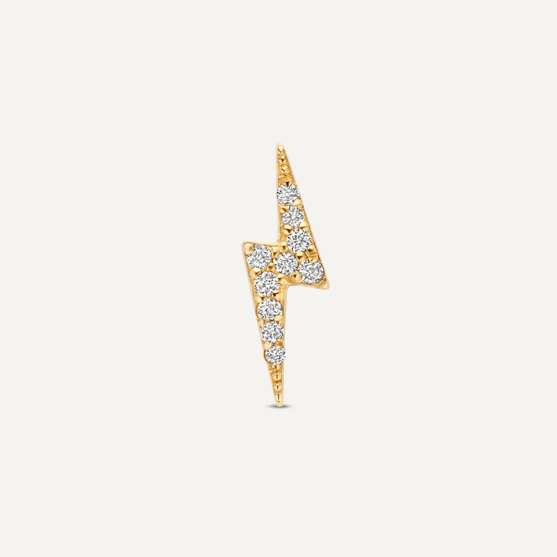 Diamond Lightning Bolt Piercing (0.05 ct)