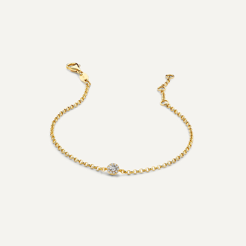 Diamant Halo Armband (0.05 ct)