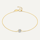 Round Cut Cubic Zirconia Bracelet