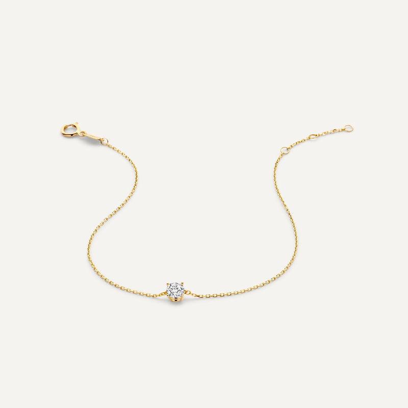 Round Cut Cubic Zirconia Bracelet