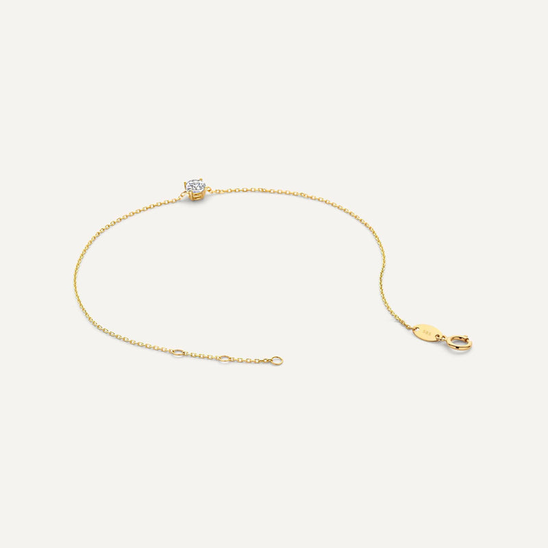 Round Cut Cubic Zirconia Bracelet