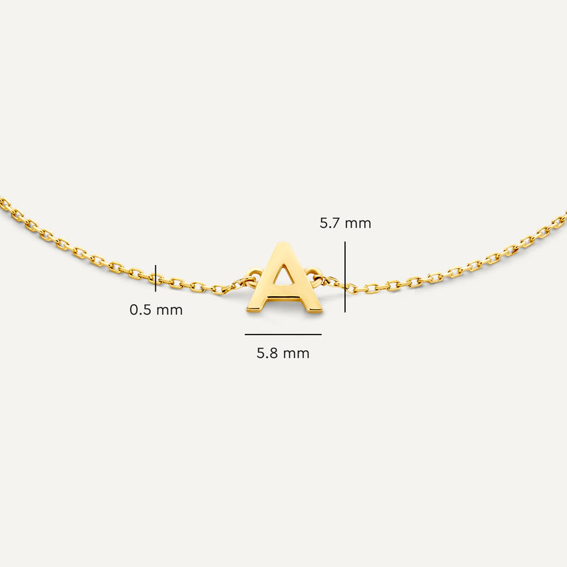 Essential Initial Letter Bracelet