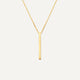 Vertical Bar Pendant Necklace