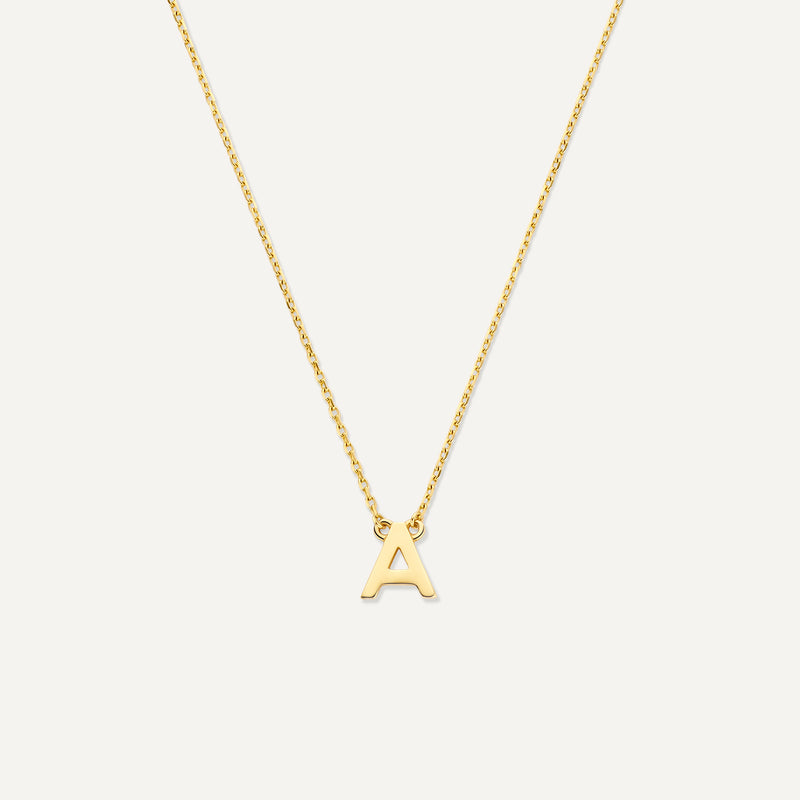 Essential Initial Letter Necklace