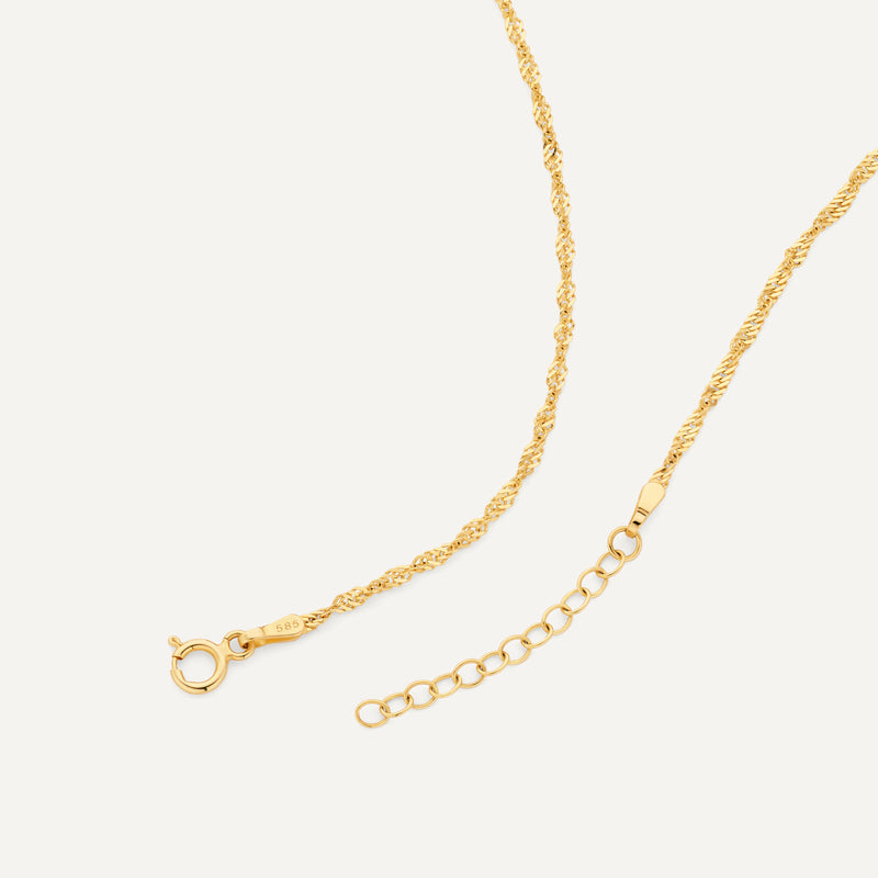 Dunne Gedraaide Koordketting