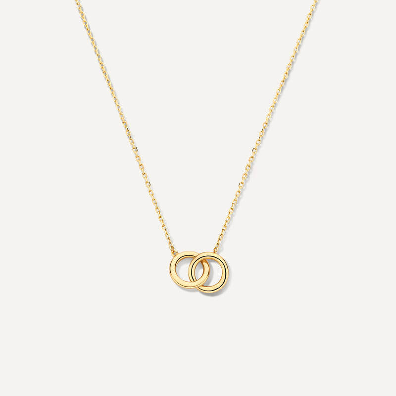 Bold Linked Infinity Pendant Necklace