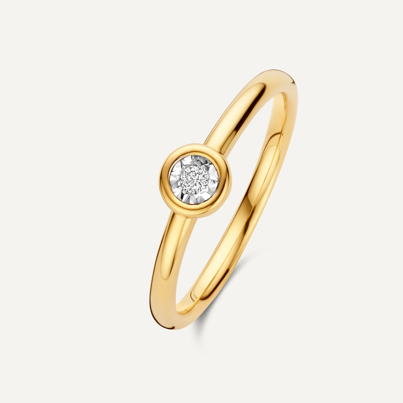 Illusion Set Diamant Ring (0.03 ct)