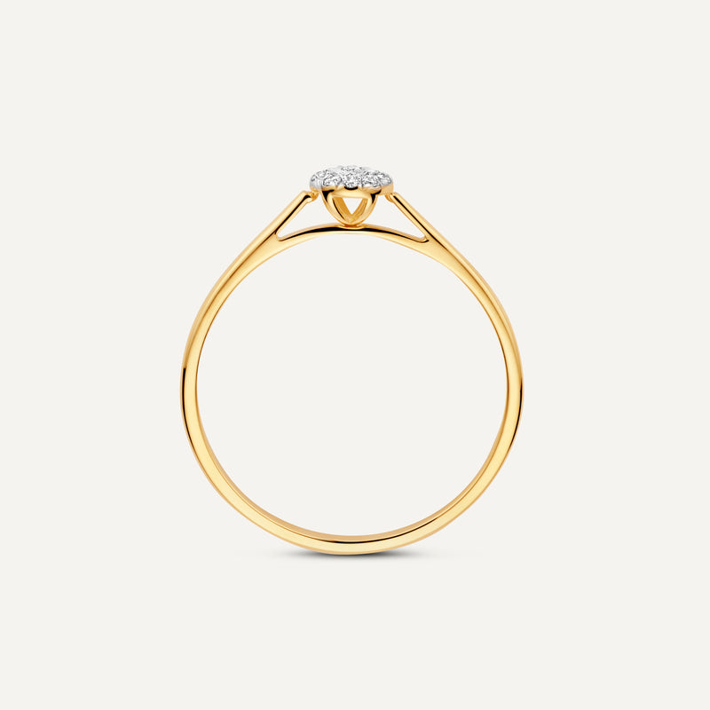 Diamond Halo Ring (0.05 ct)