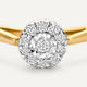 Diamond Halo Ring (0.05 ct)