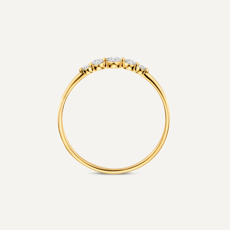 Diamond Graduated Ring (0.17 ct)