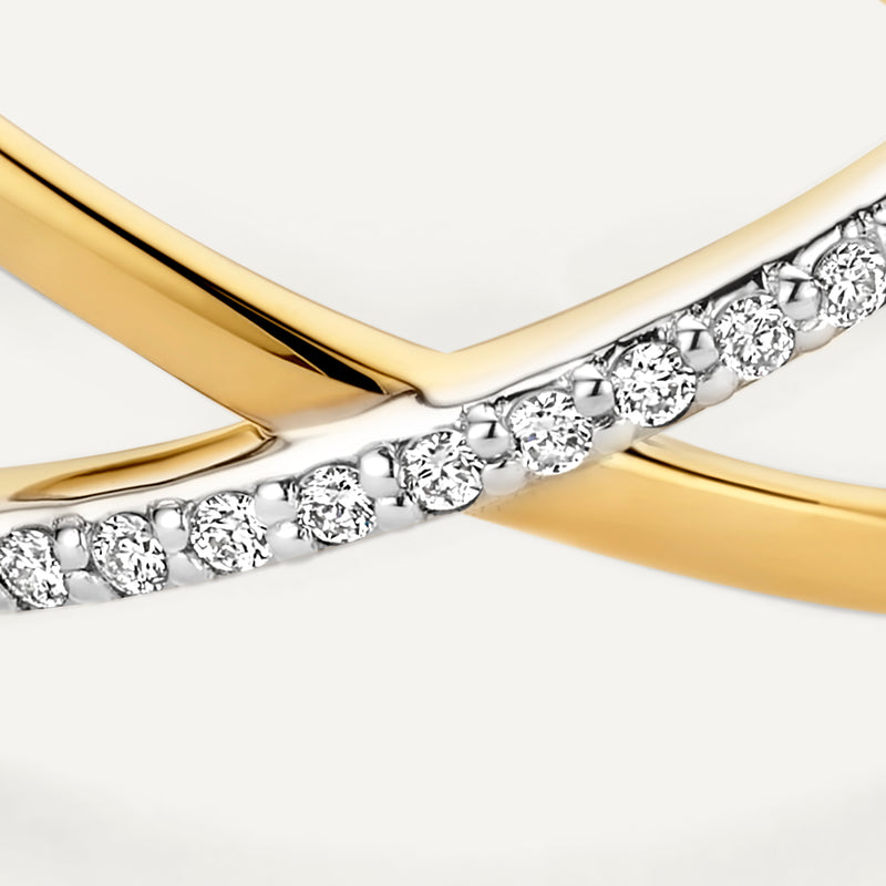 Bague X Diamant (0.05 ct)