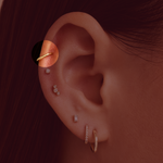 Piercings helix en or