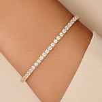 Bracelets tennis en or